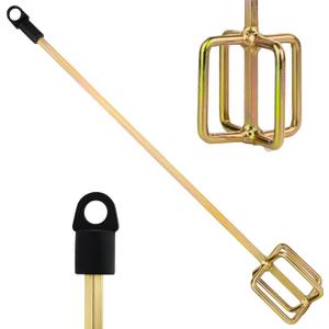 Paint Mixer for Drill, 1-5 Gallon Bucket, Paint Stirrer for Drill, Zinc Plated, Rust-Free & Easy to Clean, Fits All Standard Drills - For Mixing Paint, Resin, Epoxy & Concrete (Medium Head)