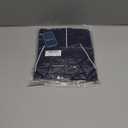 Cotrasen Mens Casual Knitted Polo Shirts Short Sleeve Collared Knit T Shirts Summer Golf Shirts with Pocket (XX-Large, Navy)