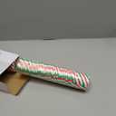 100 Pcs Christmas Cupcake Liners Bulk Baking Paper Cup Xmas Muffin Wrappers Candy Pattern Baking Cup for Christmas Birthday Decoration, 2.8" x 2.4" x 2.2"(Striped Color)