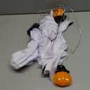 Homeleo Set of 4 Solar Pumpkin Ghost Lights for Halloween Decorations Outdoor, Light up Floating Scary Ghosts Pumpkins Witch Hat Stake Lights for Porch Yard Outside Pathway Halloween Party Decor