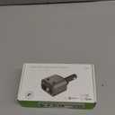 180W Retractable Car Charger Cigarette Lighter Splitter, 5 in 1 USB Fast Car Phone Charger with Retractable Cable 2 USB Ports, 2 Cigarette Lighter Socket with Separate Switch LED Voltmeter