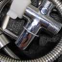 Handheld Toilet Bidet Sprayer for Toilet-Adjustable Water Pressure Control with Bidet Hose for Feminine Wash, Stainless Steel Brushed Nickel Cloth Diaper for Baby Wash (Stainless Steel, 1)