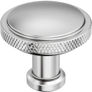 Amerock Faraday 1-1/4 inch (32mm) Diameter Polished Chrome Cabinet Knob, BP3774026