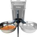 PetSafe 2-Pet Meal Splitter with Bowl - Designed for PetSafe Smart Feed and Healthy Pet Simply Feed Automatic Cat Feeder - No-Mess Food Dispensing - Includes Privacy Panel