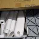 Potty Training Seat, Upgrade Toddler Toilet Seat for Kids Boys Girls, 2 in 1 Potty Training Toilet, Splash Guard Anti-Slip Pad Step Stool (AA-Gray)