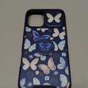 Funermei for iPhone 16 Plus Case - Women Girls Cute Phone Cover Girly Pretty Aesthetic Butterfly Unique Design with Camera Cover and Ring Stand Funda for Apple 16 Plus