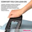 Officemate Heavy Duty 2-Hole Punch, Padded Handle, Black, 50-Sheet Capacity (90082)