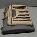 SportPet LARGE Hard-Sided Travel Cat Carrier - Cat Carrier with Patented Wide Side-Opening Door, Foldable Portable Pet Carrier with Removable Bed for Cats & Small Pets up to 25lbs - Gray/Tan