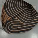 Lahome Modern Rainbow Easy Jute Patio Rug, 3x5 Washable Rugs for Entryway Farmhouse Carpet, Non Slip Indoor Door Mat Contemporary Throw Carpet for Laundry Guestroom Room Porch Decor (Black/Multi-rainbow-1)