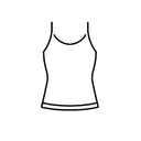 AUSELILY Women's 2025 Trendy Summer Tank Top Ladies Loose Fit Cap Sleeve V Neck TShirt Green Line Flower Medium