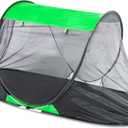 1 Person Pop-up Mosquito Tent for Camping - Breathable & Fine Mesh Camping Bug Screen Net with Carry Bag, 6ft Instant Portable Screen Tent for Teenagers Girl Boy Summer Scout Camp, for heights under 5'3"