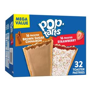 Pop-Tarts Toaster Pastries, Breakfast Foods, Kids Snacks, Variety Pack, 54.1oz Box (32 Count) BB: Feb 27 2026