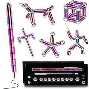 Fidget Pen Magnet Toys Fidget Toys Magnetic Pen Funny Pens Gifts for Teen Boys Teen Girls Gifts for Kids