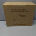 Cat Water Fountain - 3000ml Automatic Pet Drinking Fountain for Cats and Dogs, Ultra Quiet Pump, Water Level Window, No Filter Needed