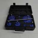 DAYDOOR 8-Piece PVC Pipe Reamer Kit with 1/2", 3/4", 1", 1-1/4", 1-1/2", 2", 3", 4" Heads, 4-Sided Carbide Aluminum Reamer Tool, Plumbing Tools for Schedule 40 PVC, CPVC or ABS