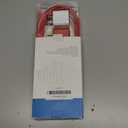 3Pack 60W 10FT USB C Charging Cable + 20W USB C Wall Charger Block - Pink White Red