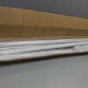 Tension Curtain Rod 41-185 In (4-15ft), Extra Long Tension Rod No Drilling For Patio Windows, White Shower Curtain Rod For Room Divider,One-Click Telescopic Rod, Outdoor Curtain Rods Never Rust