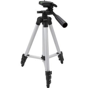 GPX 42 Inch Extending Tripod, Pan and Tilt Head, Carry Pouch, Silver (TPD427S)
