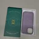 Anqrp Designed for iPhone 15 Translucent Matte Case with Aluminium Alloy Buttons, [Support Wireless Charging] Soft Silicone Slim Anti-Scratch Protective Phone Case Cover, Dark Purple