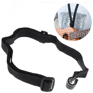Ukulele Strap Adjustable Nylon with Hook Neck Hanging Design, Single Instrument Strap Sling for Ukulele and Guitar, Durable Support Accessory for Practice Performance Rehearsal