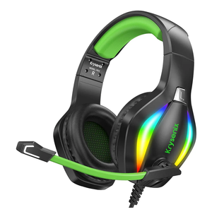 PG1 Gaming Headset for PS4, PS5, PC, Switch, Xbox, Gaming Headphones with AI Stereo Microphone Sound, Computer Headset with 3.5mm Jack & RGB Light