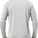 Roadbox Mens UPF 50+ UV Sun Protection Shirts Outdoor Long Sleeve SPF Rash Guard for Fishing Hiking Swimming Running, Small