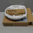 SENSARTE Nonstick Ceramic Frying Pan Skillet, 9.5 Inch Omelet Pan, Healthy Non Toxic Chef Pan, Induction Compatible Egg Pan with Heat Resistant Handle, PFAS-Free (White)