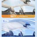 Compatible for Tesla Model Y 3Pcs Sunshade Windshield & Roof [No-Gap/Sag-Free], Portable Foldable Umbrella Heat Insulation for Tesla Model 2024-2025, Car Accessories