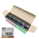 Square D HOM260 Circuit Breaker, 5 Pack, Homeline, 60 Amps, 120/240 Volts, UL Listed, 2 Pole, 10kA AIR, Standard Type, Plug in, Qty 5
