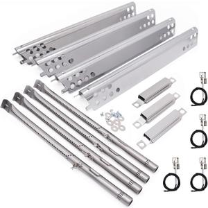 Grill Replacement Parts for Charbroil Advantage 4 Burner 463344015 463343015 463433016 463240015 463432215 463642116 463370015 Gas Grill, G458-0018-W1 Heat Plates, G432-8M00-W1 Burners & igniters