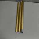 IFELS 2 Pack Heavy Duty Curtain Rods for Windows 28 to 48 Inch, 1 Inch Gold Adjustable Curtain Rod Set with Easy Installation and Modern Design (A1,Gold,30-60",2Pack)