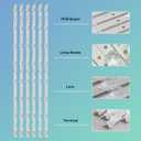 6 pcs LED Backlight Strips Replacement Set for TCL 65" TV JL.D65081330-365AS-M_V03 65HR330M08A1 65S4 65S421 65S423 65S425 65S421LCAA 65S425TACA 65S4LEAA 4C-LB6508-PF01J 65S4LDAA 65S425LACA 65S423TFAA