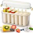 Frozora AquaSix  Premium 6-Mold Popsicle Maker Set (120ml Each) with Anti-Spill Lid, Easy Release Tray & Drip-Free Handles | BPA-Free Ice Pop Molds for Kids & Adults | COZYTO