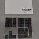 Bluetooth Number Pad, Wireless Numeric Keypad, USB-C Rechargeable External 34-Keys Numpad, Financial Data Entry Keyboard for iMac, MacBook Air/Pro, PC Desktop, Laptop Notebook