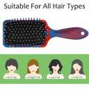 Spider Web Blue Kids Detangler Hair Brush Hairbrush for Boys Girls, Detangling Brush Smooth for Wet Dry Thin Long Curly Hair, Glide Through Tangles with Ease and Massage Scalp
