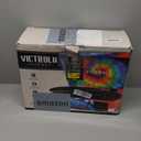 Victrola Journey Bluetooth Portable Suitcase Record Player  with Built-in Speakers, 3 Speed Vinyl Record Player, RCA Out, Headphone Jack (Tie Dye)