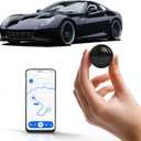 Mini GPS Tracker for Vehicles - No Monthly Fee Car Tracker with Anti-Loss, Location History & Long Battery Life, Compatible with Android   (Black)