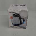 Chefman 1.7-Liter Electric Tea Kettle w/ Borosilicate Glass and Automatic Shutoff - Black