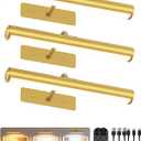 EZVALO 13in Wireless Picture Lights, 4000mAh Rechargeable Art Light with Remote, Dimmable 3 Color Temps, Battery Operated Wall Light for Living Room, Gallery, Painting (Gold, 3 Pack)