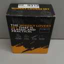 Charred Wooden Bourbon Drinking Glasses Set  Handcrafted Whiskey Cups with 8 Whiskey Stones  Great Whiskey Gifts for Men, Ideal Gift for Boyfriend, Dad, Husband & Friends