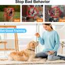 SEDULAN Dog Bark Deterrent Devices Anti Barking Device for Dogs Ultrasonic Bark Stopper Portable Dog Training Tool Indoor Outdoor Up to 50ft Correct Bad Behavior of Own or Neighbor's Dog (Orange)