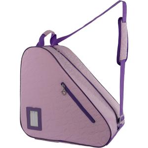 Skate Bags for Roller Skates, Ice Skates, Quad Skates, Inline Skates, Rollerblades, Figure Skates, Skate Accessories for Kids and Adults (Heart Baby-Pink 16)