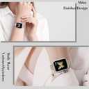 for Apple Watch Band 38mm 40mm 41mm 42mm 44mm 45mm Series 9 8 7 6 5 4 3 2 1 SE SE2 Women and Men,Classic Stainless Steel Metal Watchband for iWatch Bands,Pretty Shiny Look