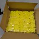 100 Pcs 2 Inch Artificial Flowers Faux Foam Fake Rose Head Bulk for Home Decor Wedding Decoration Bridal Shower Wall Table Centerpiece Arrangement DIY Craft (Yellow)