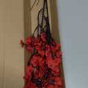 Uieke 6 Pcs Babys Breath Artificial Flowers Bulk Silk Red Faux Flowers Real Touch Gypsophila Bouquet for Christmas Halloween Home Wedding Decoration