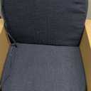 IPYNBAP Chair Cushions for Dining Chairs, Kitchen Chair Cushions, 16'' x 16'' x 2'', Non Slip Indoor Seat Cushions, Chair Pads for Dining Chairs with Ties & Removable Cover, Set of 4, Navy
