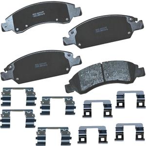 Bendix Premium SBC1363 Ceramic Front Brake Pads for select Cadillac Escalade, ESV, EXT, XTS, Chevrolet Avalanche, Cheyenne, Express 1500, Silverado, Suburban, Tahoe, GMC Savana, Sierra Classic, Yukon