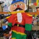 yofit 8 FT Christmas Inflatable Nutcracker Soldier Outdoor Decorations, Blow Up Decorations Santa Soldier with LED Lights for Yard Lawn Garden Holiday Party