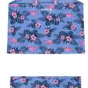 Hurley Girls Tankini 2-Piece Swimsuit (14, Atlantic Blue)