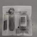 For Hyundai Key Fob Cover Accessories- Matte TPU Key Fob Cover with Leather Keychain for Ioniq 6 Grandeur GN7 KONA Elanrtra Sonata Tucson 2023 2024 2025 2026 Santa and More. (Matte Gray, 5 Buttons)